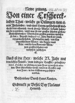1576 Dillingen Flugblatt Jesuiten
